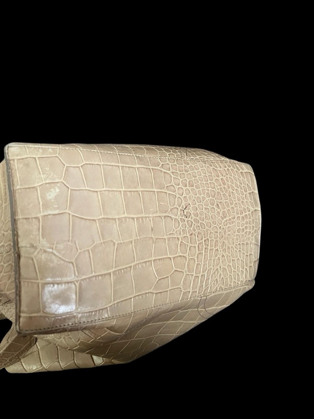 Furla Croc-Embossed Leather Tote Bag - Picture 4 of 15